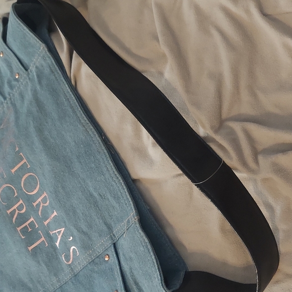 Victoria's Secret Denim tote bag NWOT - Picture 9 of 9